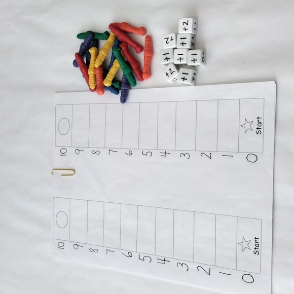 Racing Worms Math Game - Picture 2 of 2